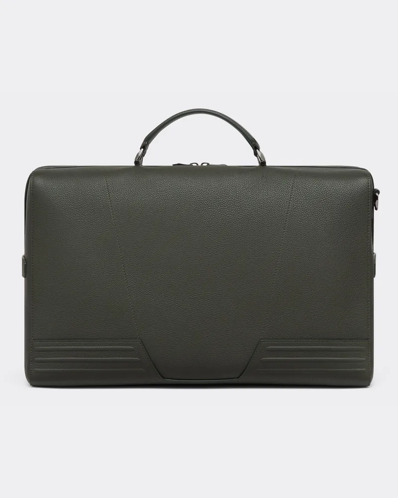 Ferrari Seesack Aus Genarbtem Leder -  Reisetaschen Und Zubehör Militärgrün Militärgrün