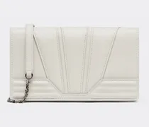 Ferrari Gt Brieftasche An Kette Aus Glattleder - Female Accessoires Ecru