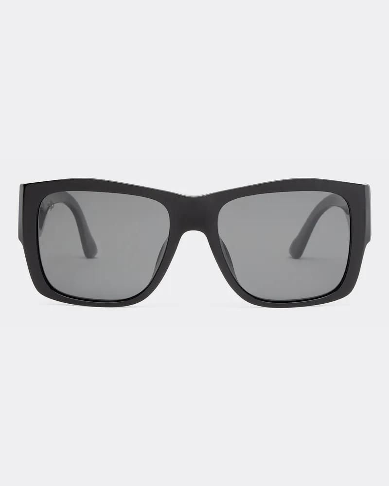 Ferrari Ferrari Sonnenbrille Aus Schwarzem Acetat Mit Grauen Polarisierten Gläsern -  Sonnenbrillen Schwarz Schwarz