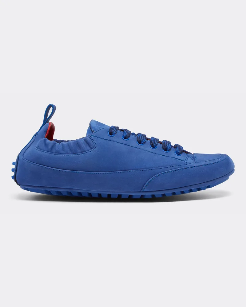 Ferrari Fahrtrainer Aus Nubukleder - Male Sneaker Klein Blue Klein
