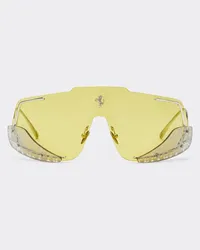 Ferrari Ferrari-sonnenbrille Mit Gelben Gläsern -  Sonnenbrillen Runway Silber Silber