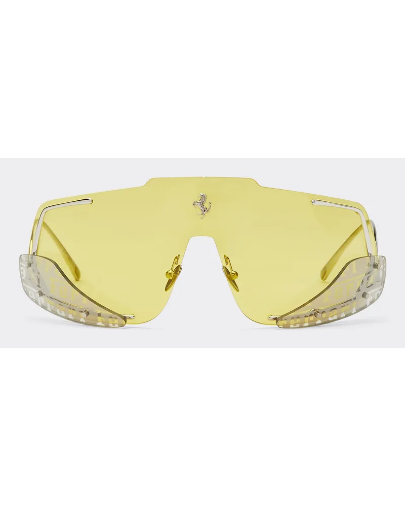 Ferrari Ferrari-sonnenbrille Mit Gelben Gläsern -  Sonnenbrillen Runway Silber Silber