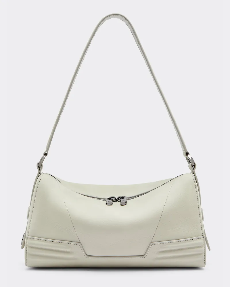 Ferrari Umhängetasche Ferrari Gt Aus Weichem Nubuk - Female Schultertaschen Ecru Ecru