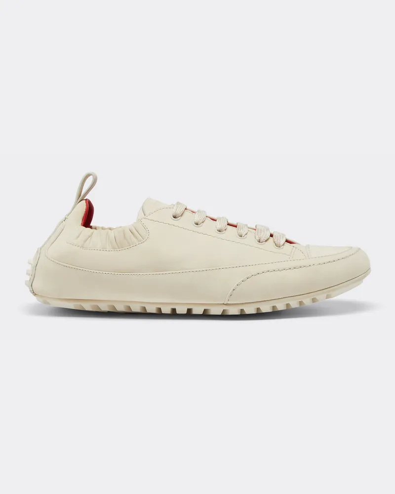 Ferrari Fahrtrainer Aus Nubukleder - Male Sneaker Ecru Ecru