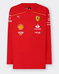 Ferrari Leclerc Puma Hockey Trikot Für Scuderia Ferrari - Kanada Sonderausgabe - Male Pullover Rosso Corsa Rosso