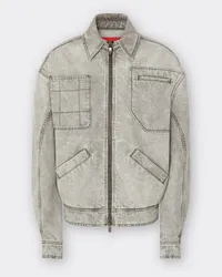 Ferrari Bomberjacke Aus Light Denim -  Jacken & Outerwear Gesso Gesso