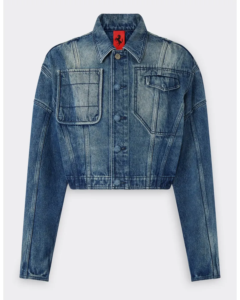 Ferrari Zweifarbige Jeansjacke -  Jacken Heller Denim Heller