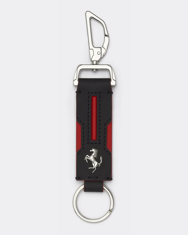 Ferrari Second Life Schlüsselanhänger Aus Leder -  Geldbörsen Und Kleine Lederwaren Schwarz Schwarz