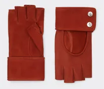 Fingerlose Wildlederhandschuhe - Female Handschuhe Rust