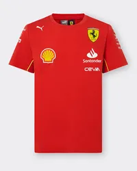 Ferrari Scuderia Ferrari Team 2024 Replica T-shirt Junior -  Replica Scuderia Ferrari Rosso Corsa Rosso