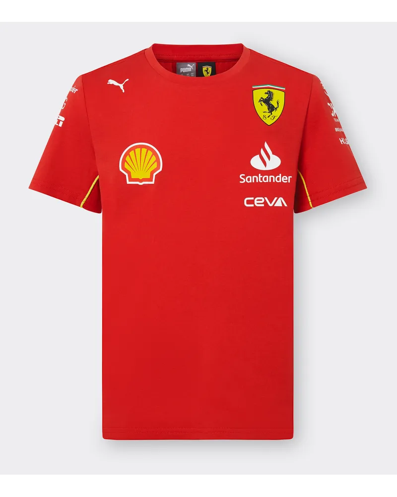 Ferrari Scuderia Ferrari Team 2024 Replica T-shirt Junior -  Replica Scuderia Ferrari Rosso Corsa Rosso