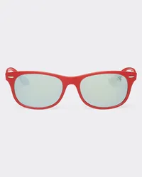 Ferrari Ray-ban Für Scuderia Ferrari Sonnenbrille 0rb4607m In Mattrot Mit Grünen Gläsern Mit Silberfarbener Verspiegelung -  Sonnenbrillen Rot Rot