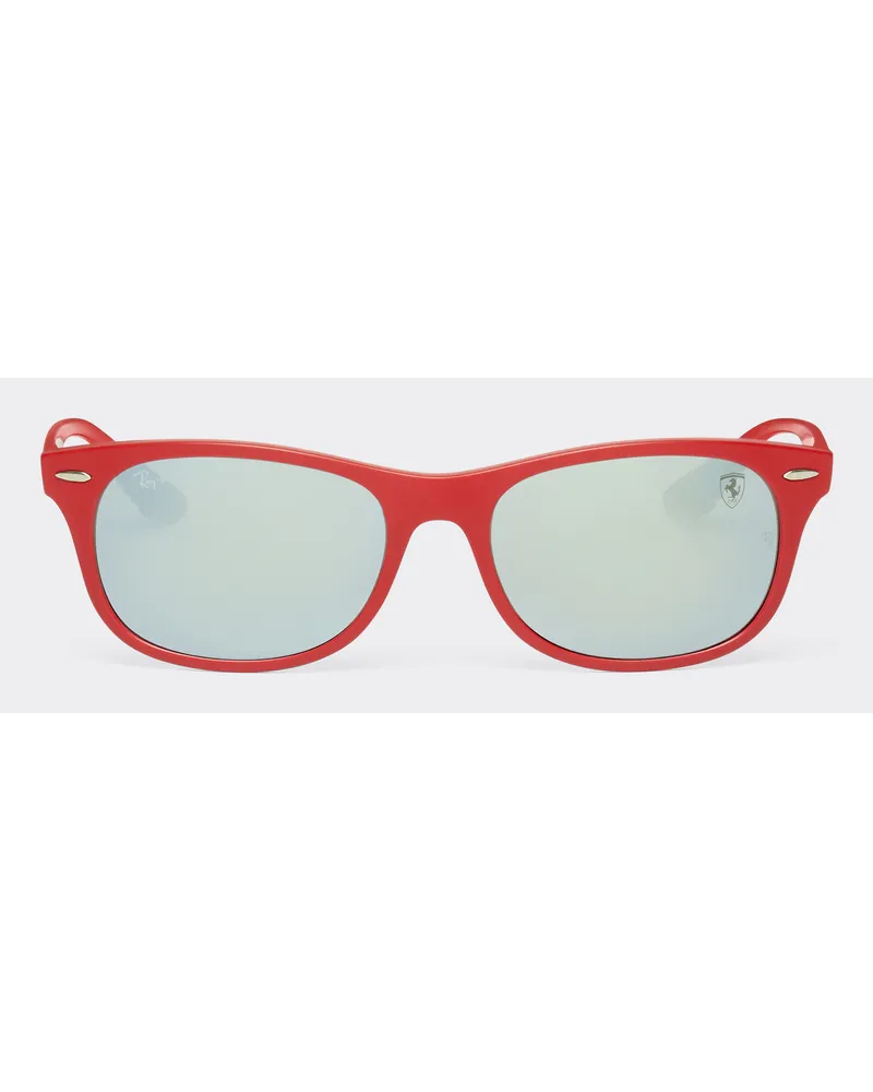 Ferrari Ray-ban Für Scuderia Ferrari Sonnenbrille 0rb4607m In Mattrot Mit Grünen Gläsern Mit Silberfarbener Verspiegelung -  Sonnenbrillen Rot Rot