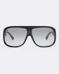 Ferrari Ferrari Sonnenbrille Aus Schwarzem Acetat Mit Grauen Gläsern Mit Farbverlauf -  Sonnenbrillen Schwarz Schwarz