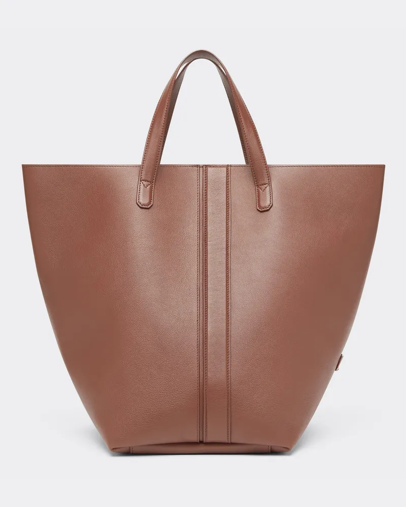Ferrari Tote Tasche Aus Glattem Nappaleder -  Geschenke Für Damen Lederfarben Lederfarben