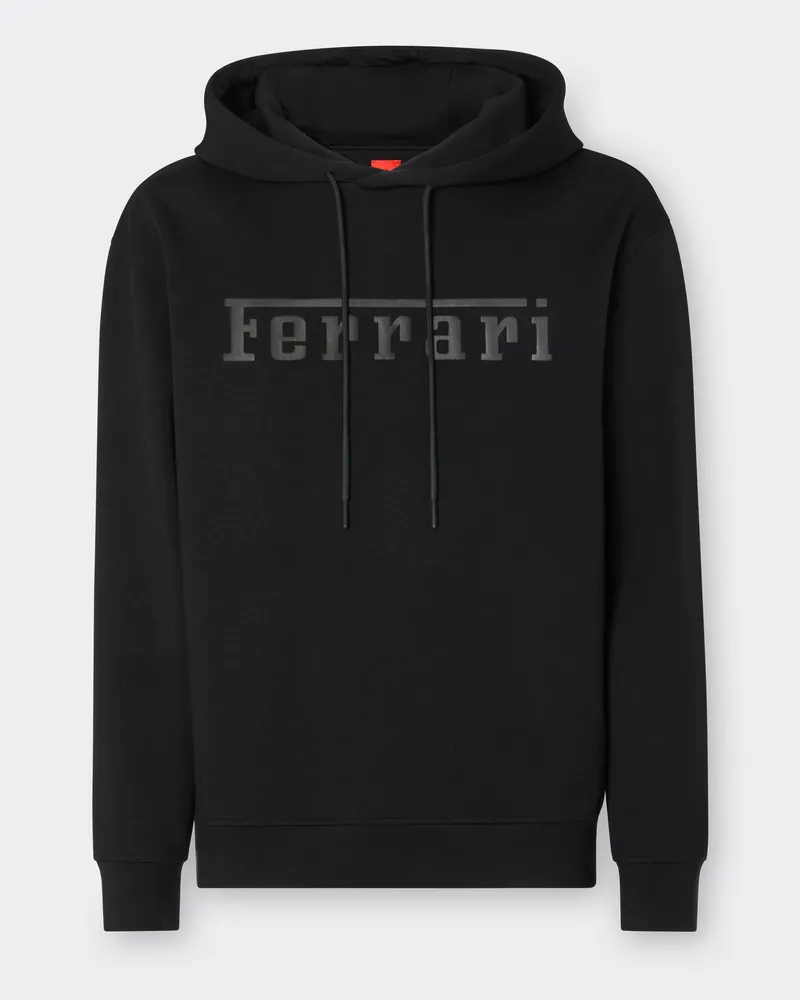 Ferrari Scuba-sweatshirt Mit Ferrari-logo -  Pullover & Strickwaren Schwarz Schwarz