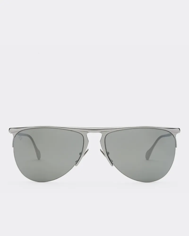 Ferrari Sonnenbrille Ferrari In Rotguss Mit Verspiegelten Gläsern In Silber -  Sonnenbrillen Dunkelgrau Dunkelgrau