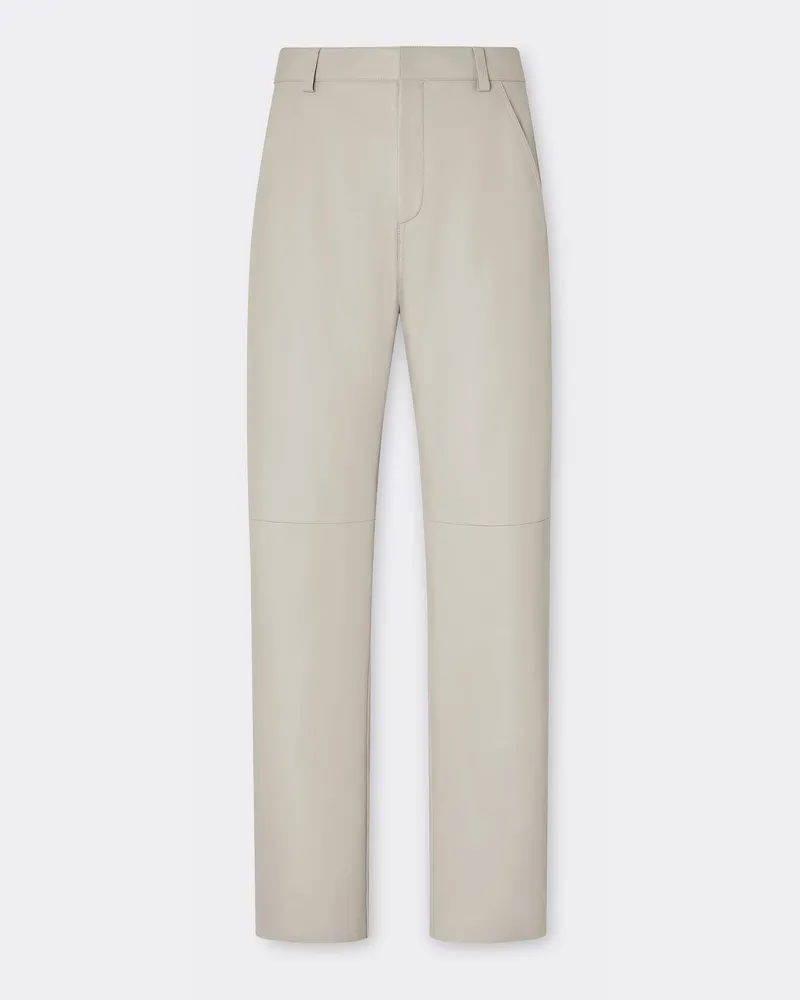 Ferrari Chino-hose Aus Nappaleder - Male Hosen Ecru Ecru