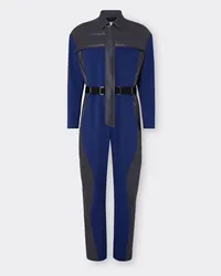 Ferrari Ferrari-overall „suit“ Aus Nylon Und Leder -  Overalls Blu Scozia Blu