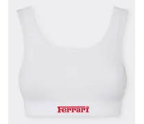 Crop-top Aus Strick - Female T-shirts Optisch Weiß