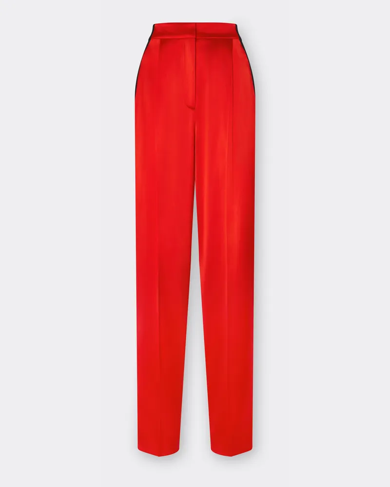 Ferrari Chino-hose Aus Satin-stretch-twill - Female Hosen Schwarz Schwarz