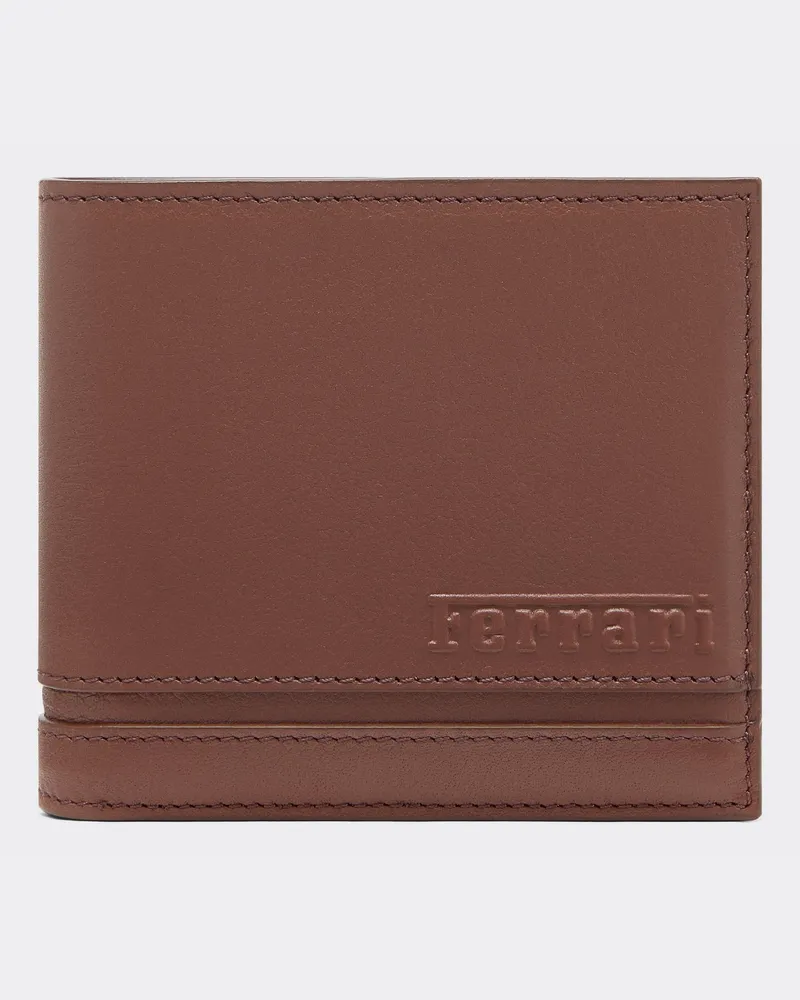 Ferrari Horizontale Brieftasche Aus Glattem Nappaleder -  Portemonnaies Lederfarben Lederfarben