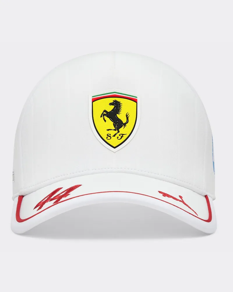 Ferrari Hamilton Puma Baseballkappe Für Scuderia Ferrari Hp Miami Sonderausgabe -  Cap Optisch Weiß Optisch