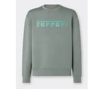 Sweatshirt Aus Scuba-jersey Mit Ferrari-logoprint - Male Pullover & Strickwaren Ingrid
