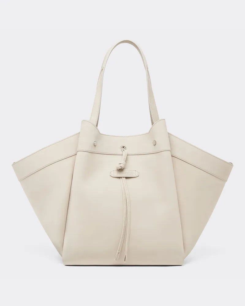 Ferrari Otetasche Groß Nubukleder -   Ecru Ecru