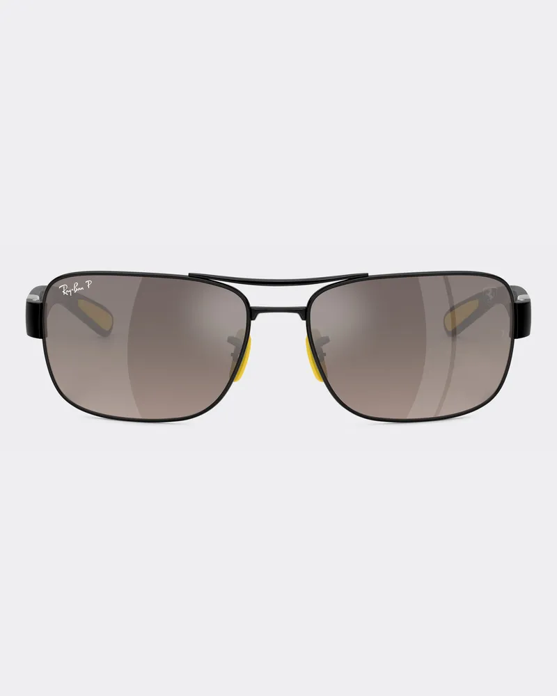 Ferrari Ray-ban Für Scuderia Ferrari Rb3763m Schwarzes Metall Und Kunststoff Mit Grau Getönten Polarisierten Gläsern -  Sonnenbrillen Schwarz Schwarz