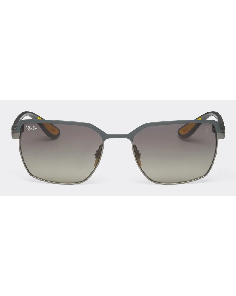 Ferrari Ray-ban Für Scuderia Ferrari Sonnenbrille 0rb3743m Aus Grauem Und Metallgrauem Metall Mit Grauen Gläsern Mit Farbverlauf -  Sonnenbrillen Ingrid Ingrid