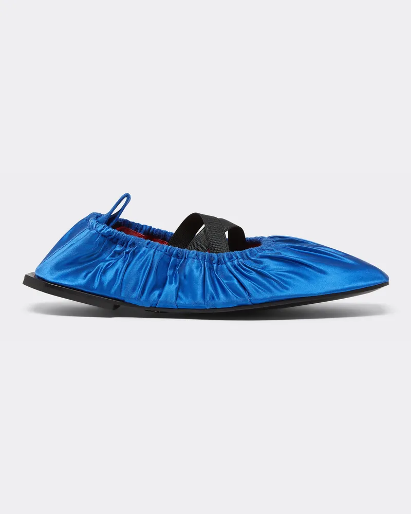 Ferrari Satin Ballerina - Female Schuhe & Stiefel Kleinblau Kleinblau