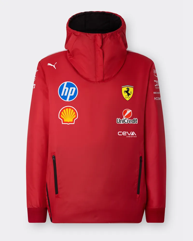 Ferrari 2025 Team Puma Wendejacke Für Scuderia Ferrari Hp - Male Jacken & Outerwear Rot Rot