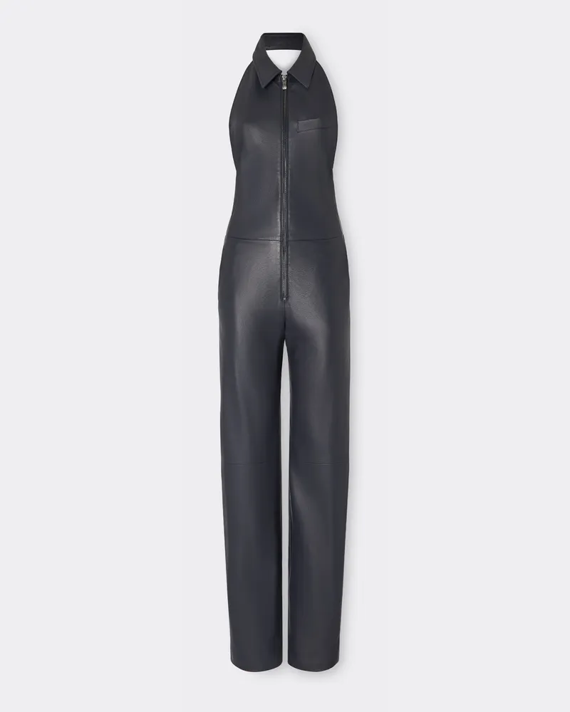 Ferrari Ferrari Anzug Aus Nappaleder - Female Overalls Navy Navy