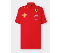 Scuderia Ferrari Team 2024 Replica Hemd - Male T-shirts Rosso Corsa