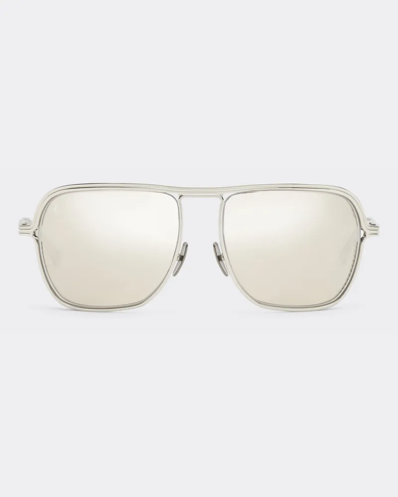 Ferrari Ferrari-sonnenbrille Aus Titan Mit Verspiegelten Gläsern Aus Weißgold -  Sonnenbrillen Silber Silber