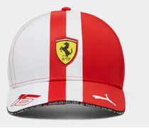 Puma For Scuderia Ferrari Leclerc Junior Hat - Monaco Special Edition -  Cap Optical White