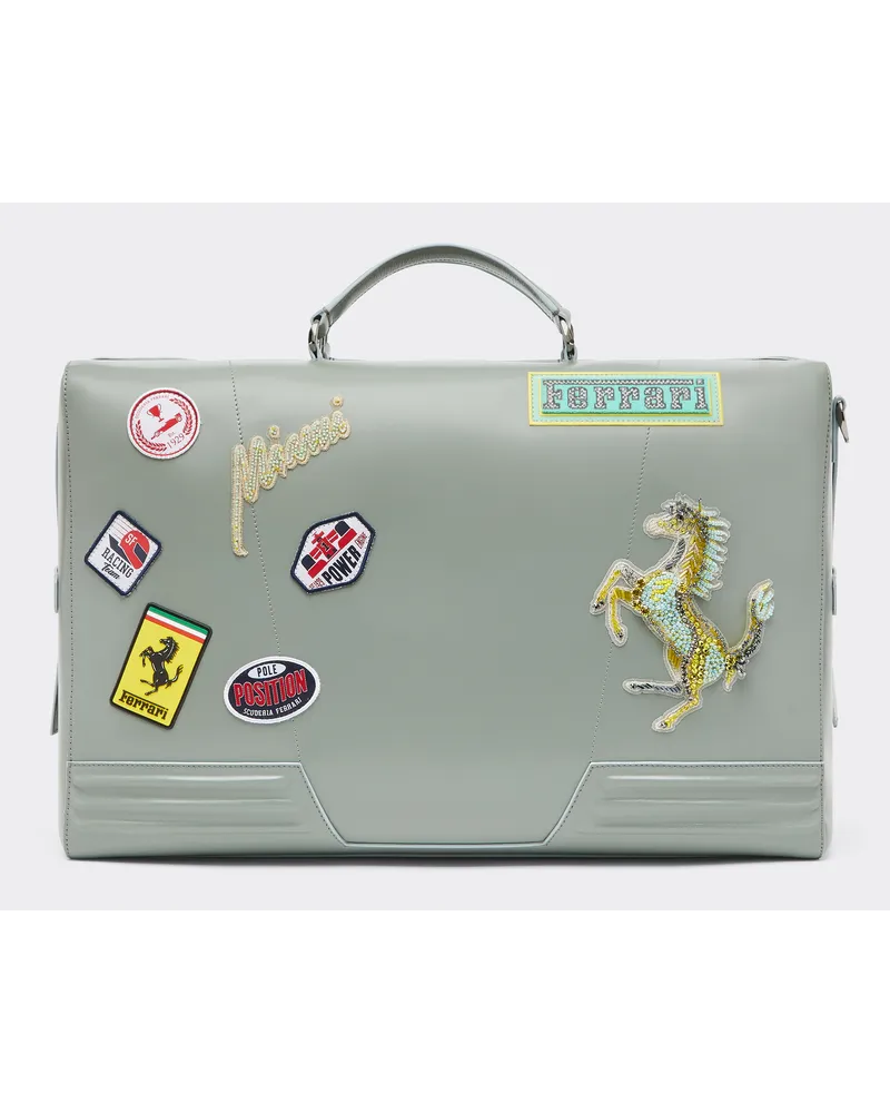Ferrari Miami Collection Duffle Bag Aus Leder -  Reisetaschen Und Zubehör Ingrid Ingrid