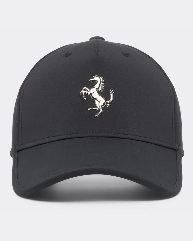 Ferrari Baseballkappe Mit Tänzelndem Pferd Aus Metall -  Mützen Black Black
