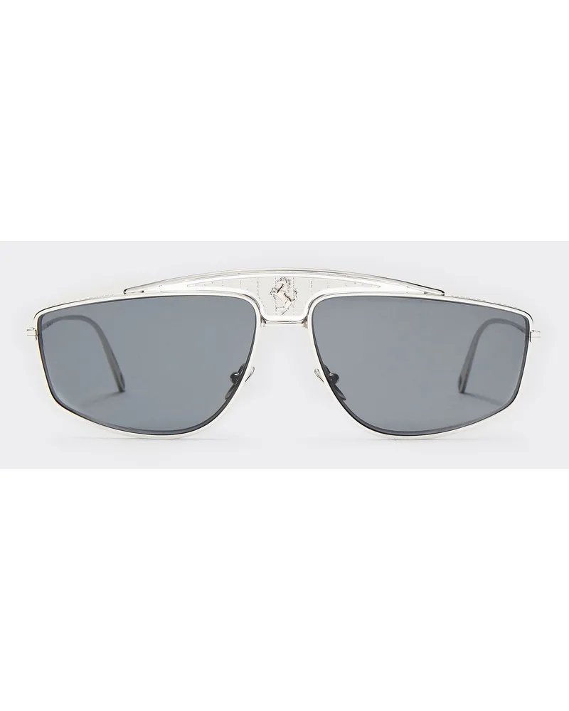 Ferrari Ferrari-sonnenbrille Mit Dunkelgrauen Gläsern -  Sonnenbrillen Runway Silber Silber