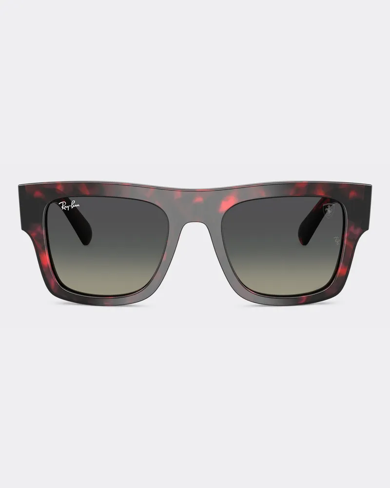Ferrari Ray-ban Für Scuderia Ferrari Rb2217m Aus Havannaroten Acetat Mit Grauen Verlaufsgläsern -  Sonnenbrillen Rosso Corsa Rosso