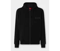Sweatshirt Mit Kapuze Und Ferrari-logo -  Pullover & Strickwaren Schwarz