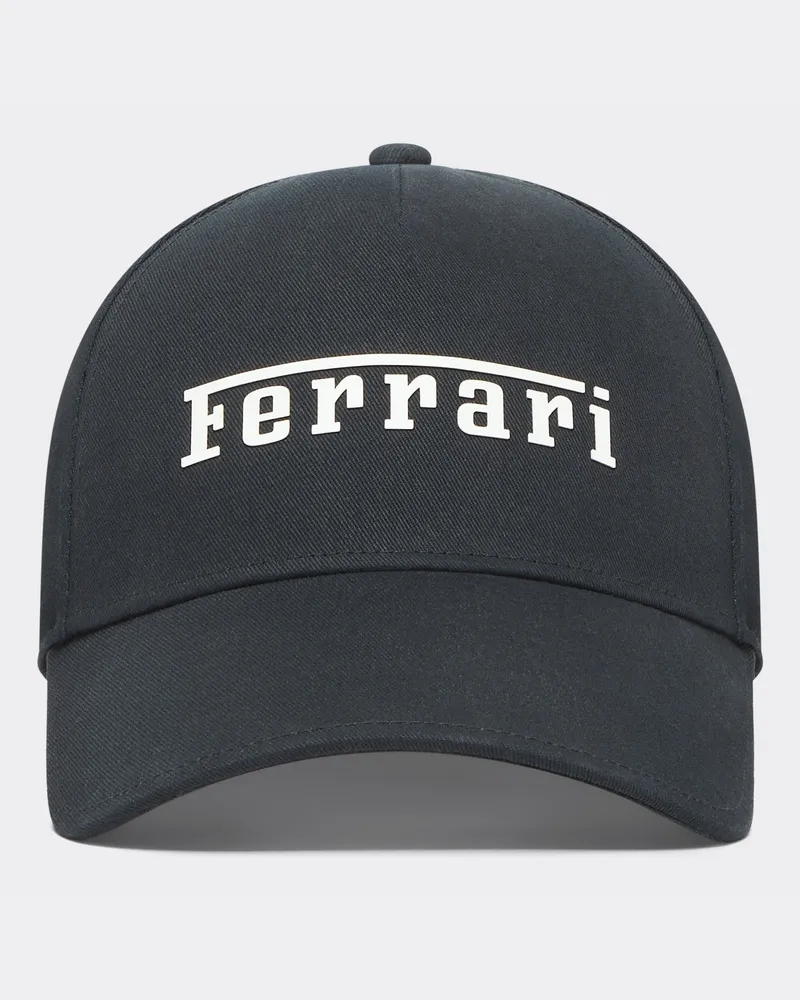 Ferrari Baseballkappe Mit Ferrari-logo -  Mützen Black Matt Black