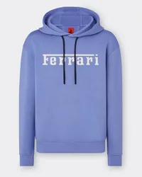 Ferrari Scuba-sweatshirt Mit Ferrari-logo -  Pullover & Strickwaren Cyan Cyan