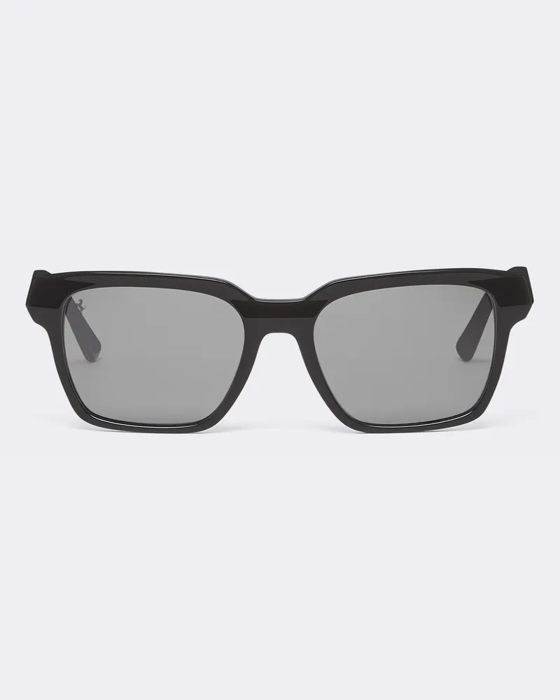 Ferrari Sonnenbrille Ferrari Aus Schwarzem Acetat Mit Grauen Polarisierten Gläsern -  Sonnenbrillen Schwarz Schwarz