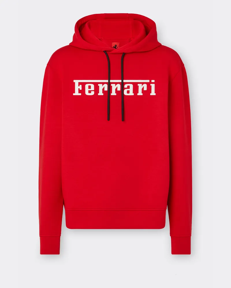 Ferrari Scuba-sweatshirt Mit Ferrari-logo -  Pullover & Strickwaren Rosso Corsa Rosso