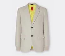 Blazer Aus Nappaleder Mit Gestrickten schetten - Male Jacken & Outerwear Ecru