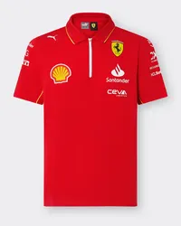 Ferrari Scuderia Ferrari Team 2024 Replica Poloshirt -  Replica Scuderia Ferrari Rosso Corsa Rosso