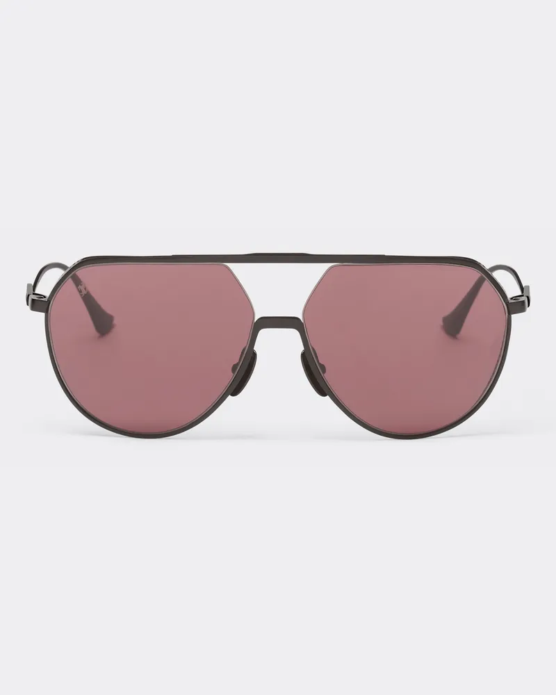 Ferrari Ferrari-sonnenbrille Aus Mattschwarzem Titan Mit Exklusiven Contrast Pro™-gläsern -  Ferrari Collection Mattschwarz Mattschwarz