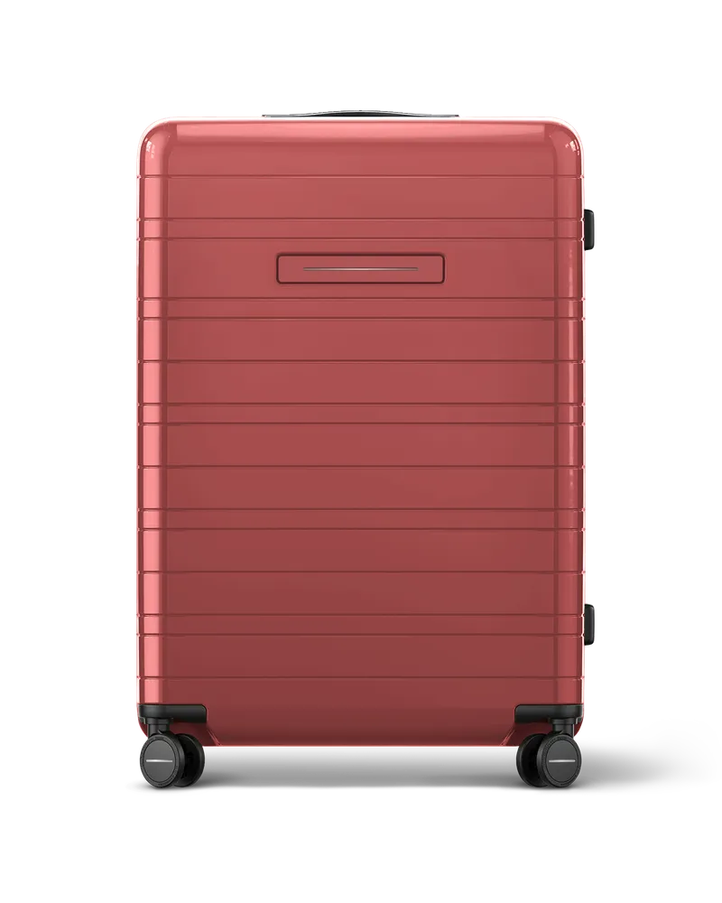 HORIZN STUDIOS H7 Essential - Check-In Reisekoffer in Glossy True Red 6.2kg - lebenslange Garantie Glossy